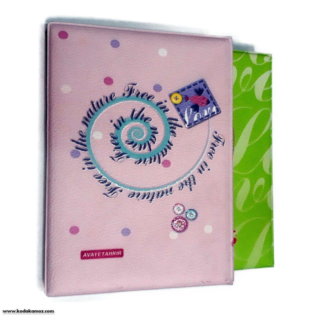 یادداشت کلاسوری6 حلقه 65255طرح قلب یادداشت کلاسوری6 حلقه 65255طرح قلب