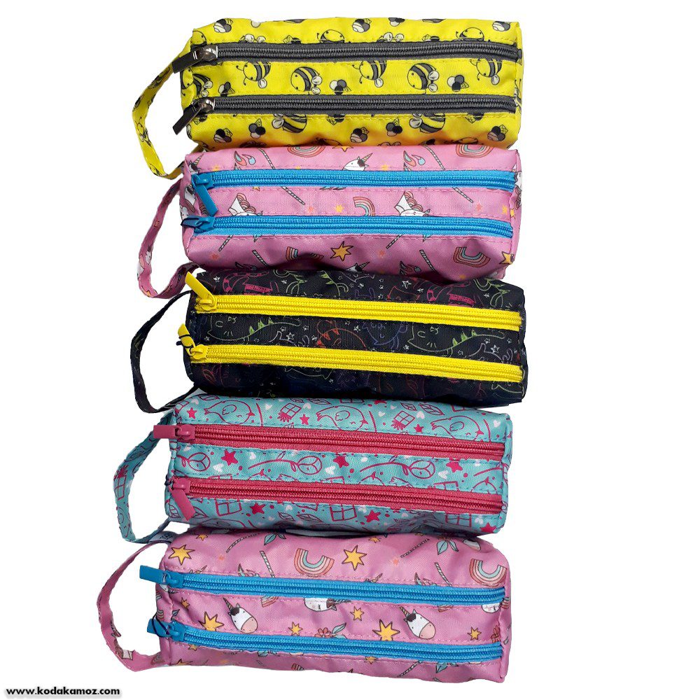 جامدادی مکعبی دو زیپ فانتزی زوم 676481 جامدادی مکعبی دو زیپ فانتزی زوم 676481